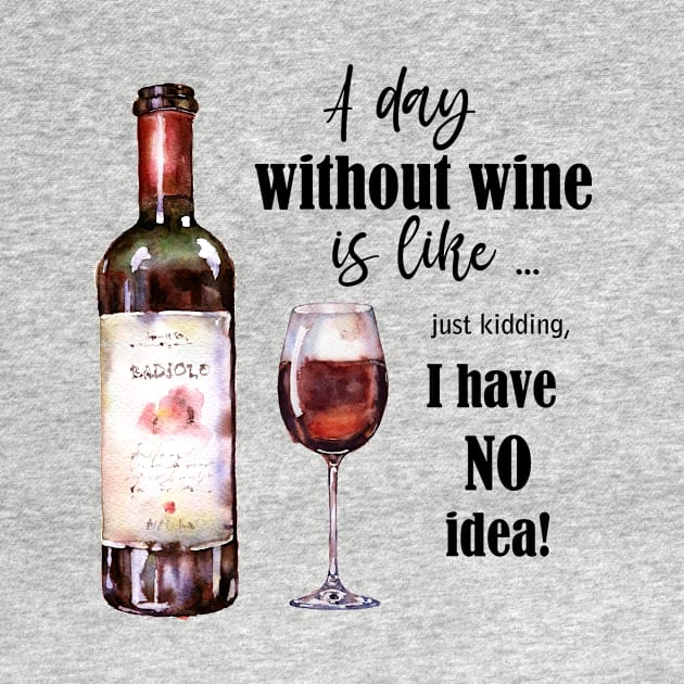 Wine funny quotes by victoriazavyalova_art